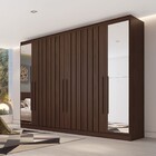 Guarda-roupa Casal Oxford 6 Portas 6 Gavetas Com Espelho Ripa