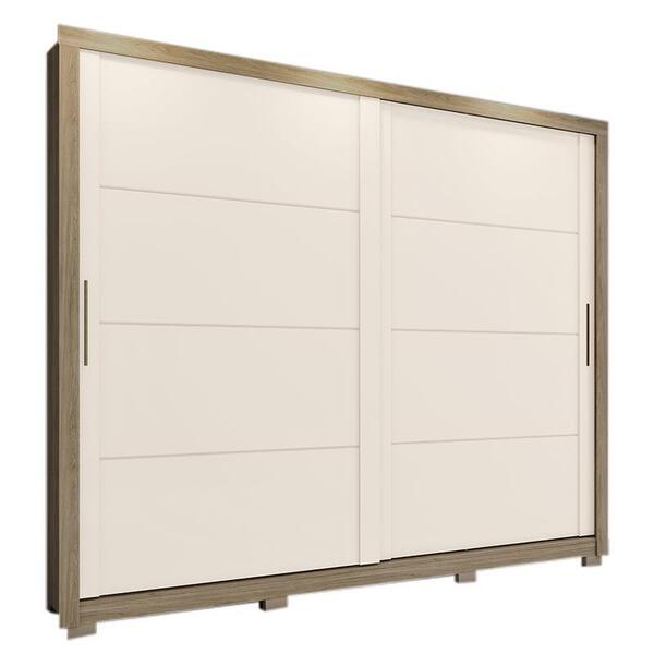 Guarda Roupa Casal Palace Com 2 Portas Deslizantes - Móveis H