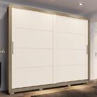 Guarda Roupa Casal Palace Com 2 Portas Deslizantes - Móveis H