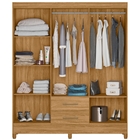 Guarda Roupa Casal Panamá 6 Portas Freijó Moval