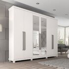 Guarda-Roupa Casal Panan 6 Portas 8 Gavetas Marcia