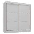 Guarda Roupa Casal Pantanal 2 Portas 3 Gavetas Branco - Rodial