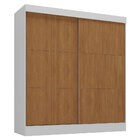 Guarda Roupa Casal Pantanal 2 Portas 3 Gavetas Branco - Rodial