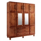 Guarda-roupa Casal Paris 10 Portas 3 Gavetas Com Espelho Made