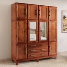 Guarda-roupa Casal Paris 10 Portas 3 Gavetas Com Espelho Made