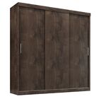 Guarda Roupa Casal Paris 3 Portas de correr 2 gavetas