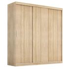 Guarda Roupa Casal Paris 3 Portas de correr 2 gavetas