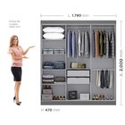 Guarda Roupa Casal Paris 6 Portas 2 Gavetas Paris Espresso Mó