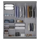 Guarda Roupa Casal Paris 6 Portas 2 Gavetas Paris Espresso Mó