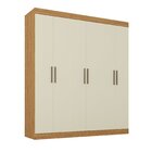 Guarda Roupa Casal Paris 6 Portas 2 Gavetas Paris Espresso Mó