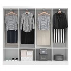 Guarda-roupa Casal Paris 8 Portas Branco - Evidencia Móveis