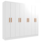 Guarda-roupa Casal Paris 8 Portas Branco - Evidencia Móveis