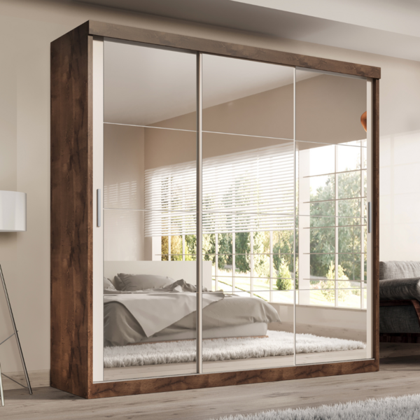 Guarda Roupa Casal Paris  2gav C/esp Nas 3pts Correr