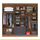 Guarda Roupa Casal Paris New 234 X 218 Cm Espelho 6 Portas 3