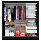 Guarda Roupa Casal Paula C/espelho 3 Portas 2 Gavetas Laterai