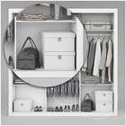 Guarda Roupa Casal Paula Glass Branco