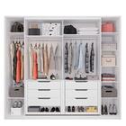 Guarda Roupa Casal Pedra Azul Com 4 Portas E 6 Gavetas Com Es