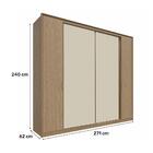 Guarda Roupa Casal Pedra Azul Com 4 Portas E 6 Gavetas Móveis