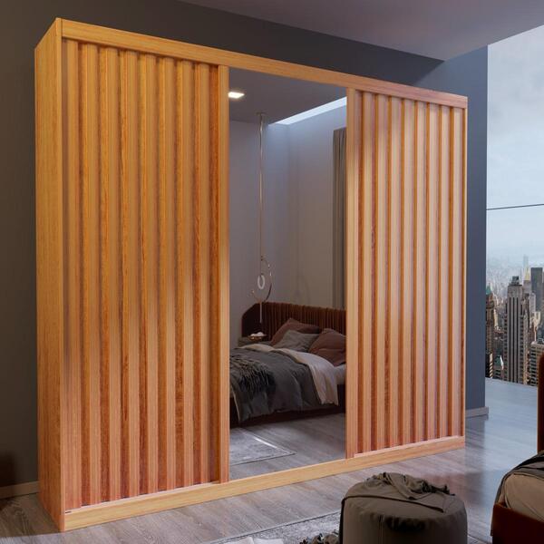 Guarda Roupa Casal Petra 3 Portas 4 Gavetas Bom Pastor