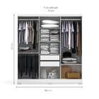 Guarda-roupa Casal Podocarpo 6 Pt 2 Gv Branco