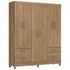 Guarda Roupa Casal Poema 6 Portas 4 Gavetas Amendola Tana Dec