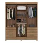 Guarda Roupa Casal Poema Com Espelho 6 Portas 4 Gavetas Amend
