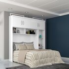 Guarda Roupa Casal Ponte 4 Portas 2 Gavetas Parana  Branco