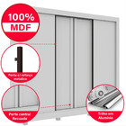 Guarda-roupa Casal Portinari 4 Pt 6 Gv Branco