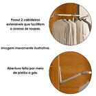 Guarda Roupa Casal Portinari Ripado 6 Portas Com Espelho - Ma