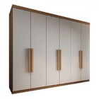 Guarda-roupa Casal Portland 6 Portas 6 Gavetas Camaru/pérola