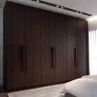 Guarda-roupa Casal Portland 6 Portas 6 Gavetas Jacarandá - Pa