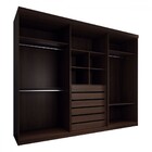 Guarda-roupa Casal Portland 6 Portas 6 Gavetas Jacarandá - Pa
