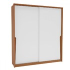 Guarda-roupa Casal Porto 2 Portas 2 Gavetas Freijó/branco - P