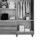 Guarda-roupa Casal Porto 6 Portas 2 Gavetas Com Espelho Branc