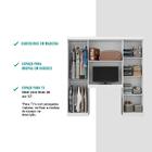 Guarda-roupa Casal Porto 6 Pt Branco