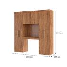 Guarda-roupa Casal Porto 6 Pt Native