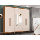 Guarda Roupa Casal Porto Bello Plus  Com 6 Portas E 4 Gavetas