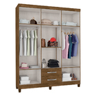 Guarda Roupa Casal Porto Belo 6 Portas 2 Gavetas Malbec Cliqu