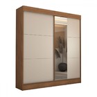 Guarda-roupa Casal Portugal 2 Portas De Correr Com Espelho 3