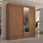 Guarda-roupa Casal Portugal 2 Portas De Correr Com Espelho 3