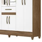 Guarda Roupa Casal Portugal 8 Portas E 1 Gaveta Com Espelho -