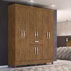 Guarda-roupa Casal Portugal 8 Pt 1 Gv Castanho