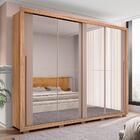 Guarda-roupa Casal Praticus Double Lux 2 Portas 4 Gavetas Com