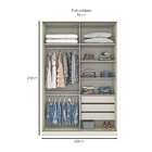 Guarda-roupa Casal Predileto 2 Pt 3 Gv Areia