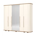 Guarda-roupa Casal Premium 6 Portas 6 Gavetas Ripado Com Espe