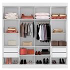 Guarda-roupa Casal Premium 8 Portas Branco