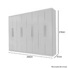 Guarda-roupa Casal Premium 8 Portas Branco