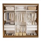 Guarda Roupa Casal Premium Cronos 205,9cm 3 Portas 4 Gavetas