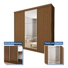 Guarda Roupa Casal Premium Evidence 205,9cm Com Espelho 3 Por