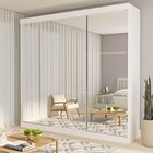 Guarda Roupa Casal Premium Isabela 205,9cm Com Espelho 3 Port